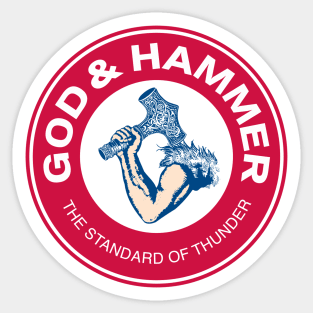 GOD & HAMMER Sticker